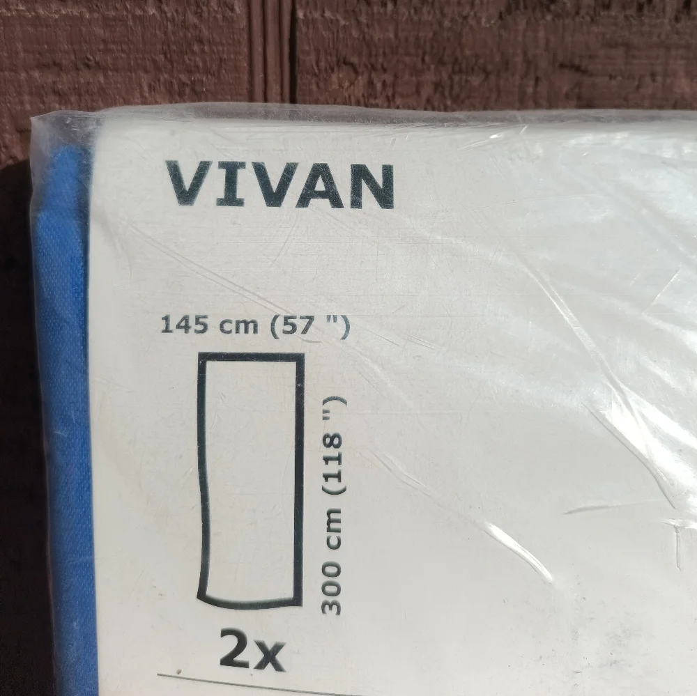 IKEA Vivan Blue Window Curtain/Panel